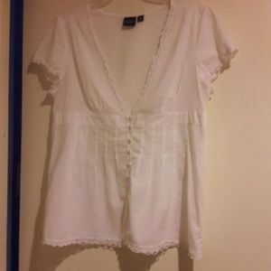 White Sonoma Shirt Sz L